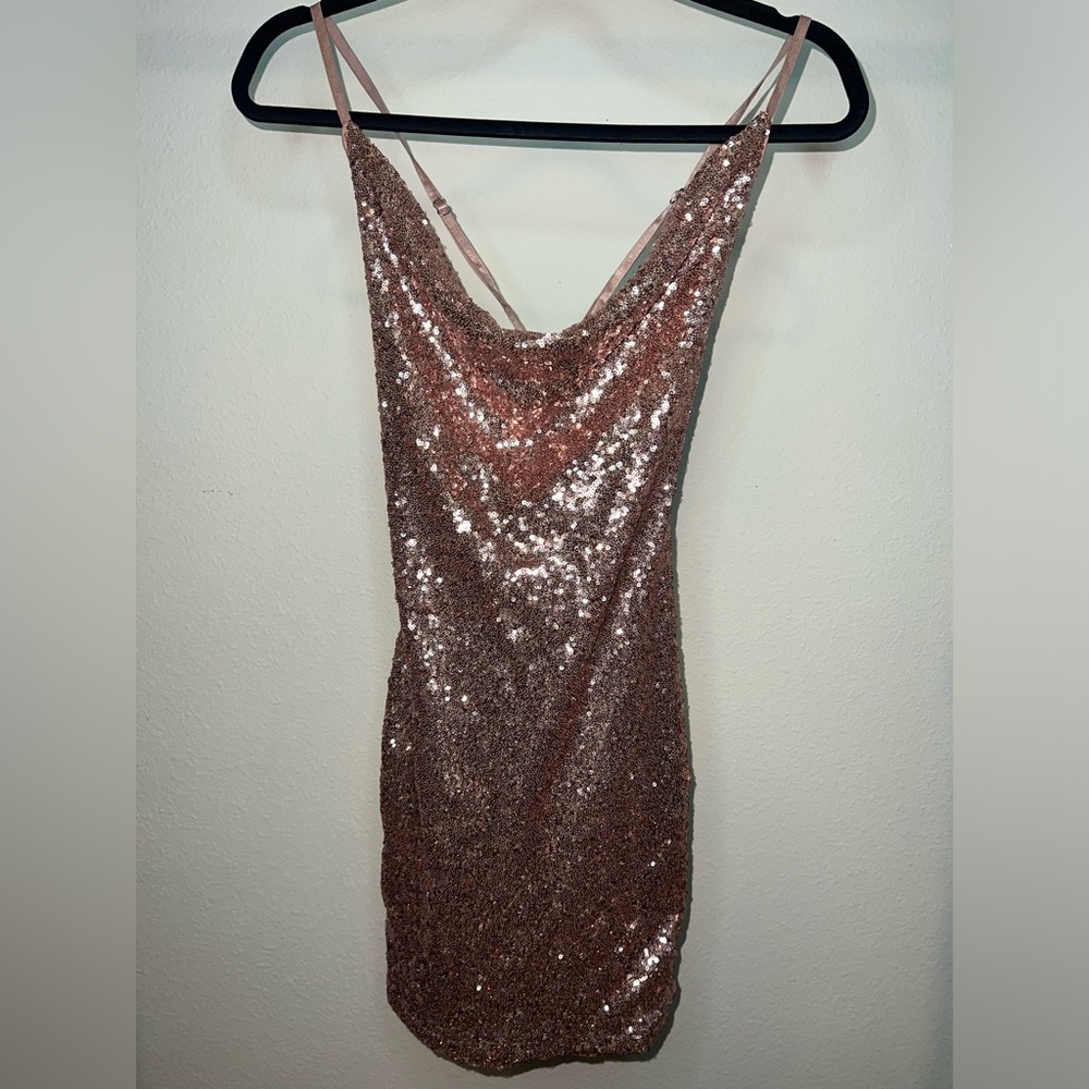 Sequin Mini Dress
